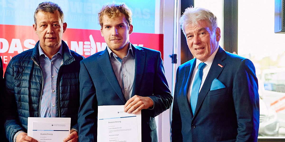 Kammersieger 2022 | Ausbildung zum Karosserie- und Fahrzeugbauer mit Bavour abgeschlossen