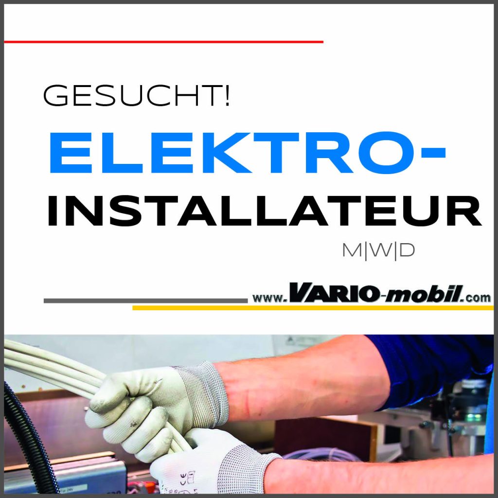 Electrician Job Advertisement - Electrical Installer, Information Electronics Technician, Automation, Device and System Technician (m/f/d) wanted