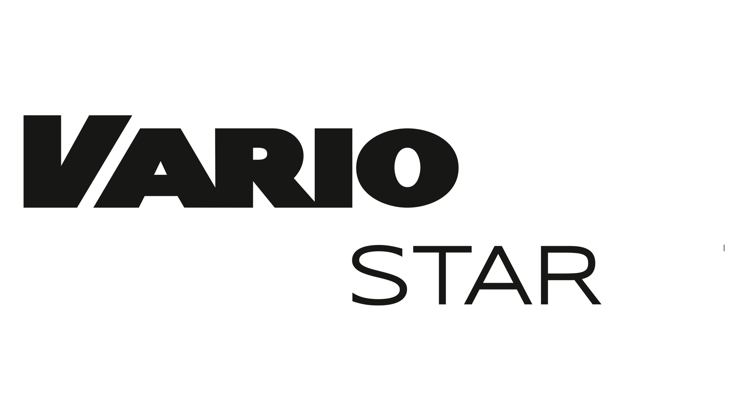 Logo VARIO Star – Markantes Design in Silber und Schwarz für die exklusive Reisemobil-Klasse.